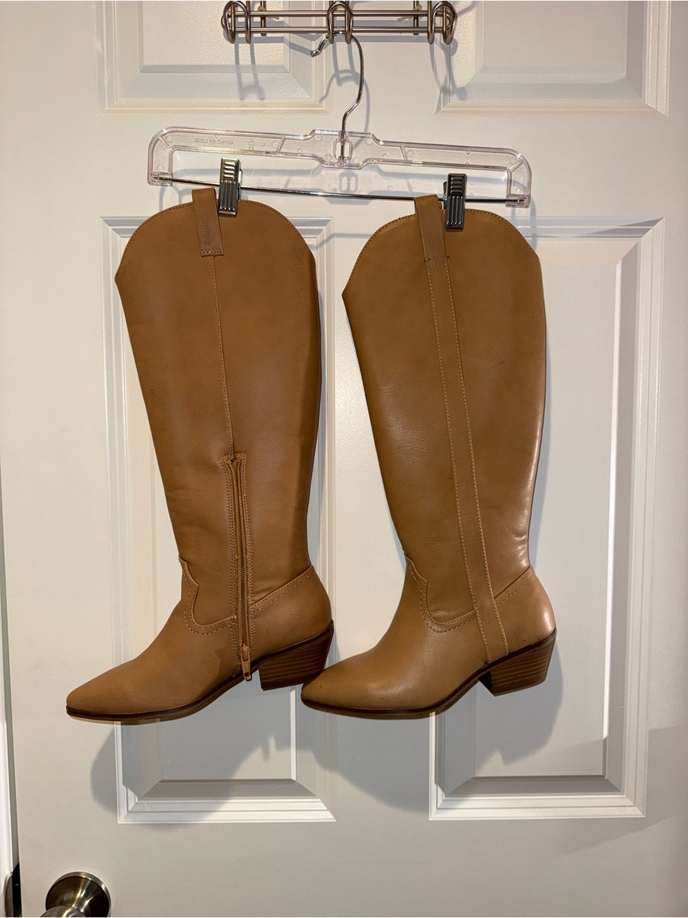Universal Thread Women's Over-the-Knee Western Boot in Tan - Picture 2 of 5